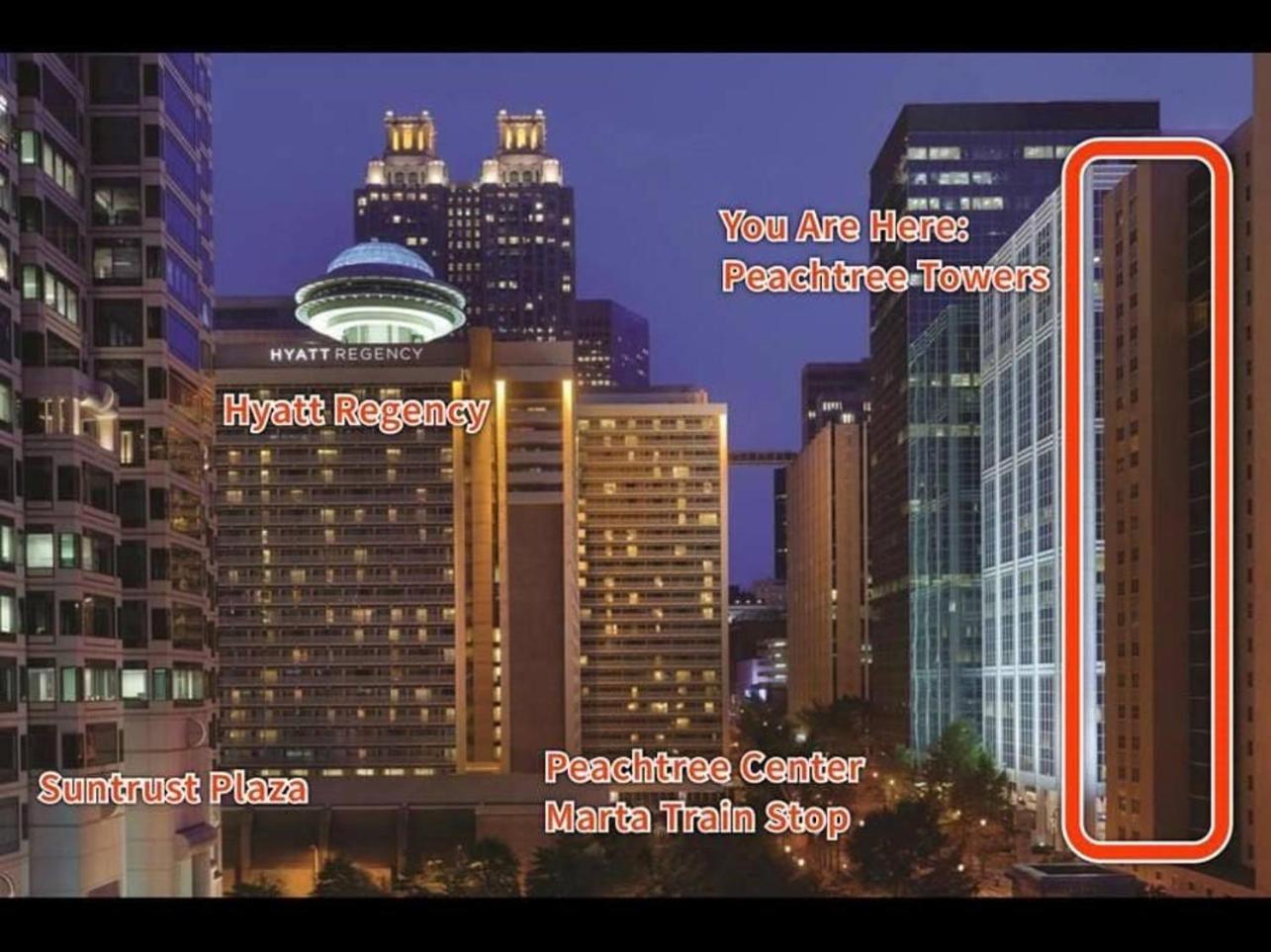 Stayatl High Rise Condo Downtown Atl With Views Atlanta Exteriör bild